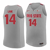 Ohio State Buckeyes #14 Joey Lane Gray College Basketball Jersey Dzhi,baseball caps,new era cap wholesale,wholesale hats